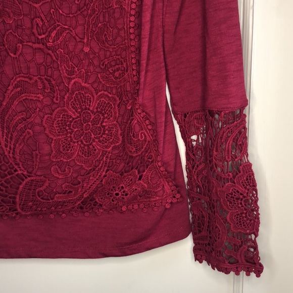 Sundance long sleeve lace front shirt - Picture 4 of 8